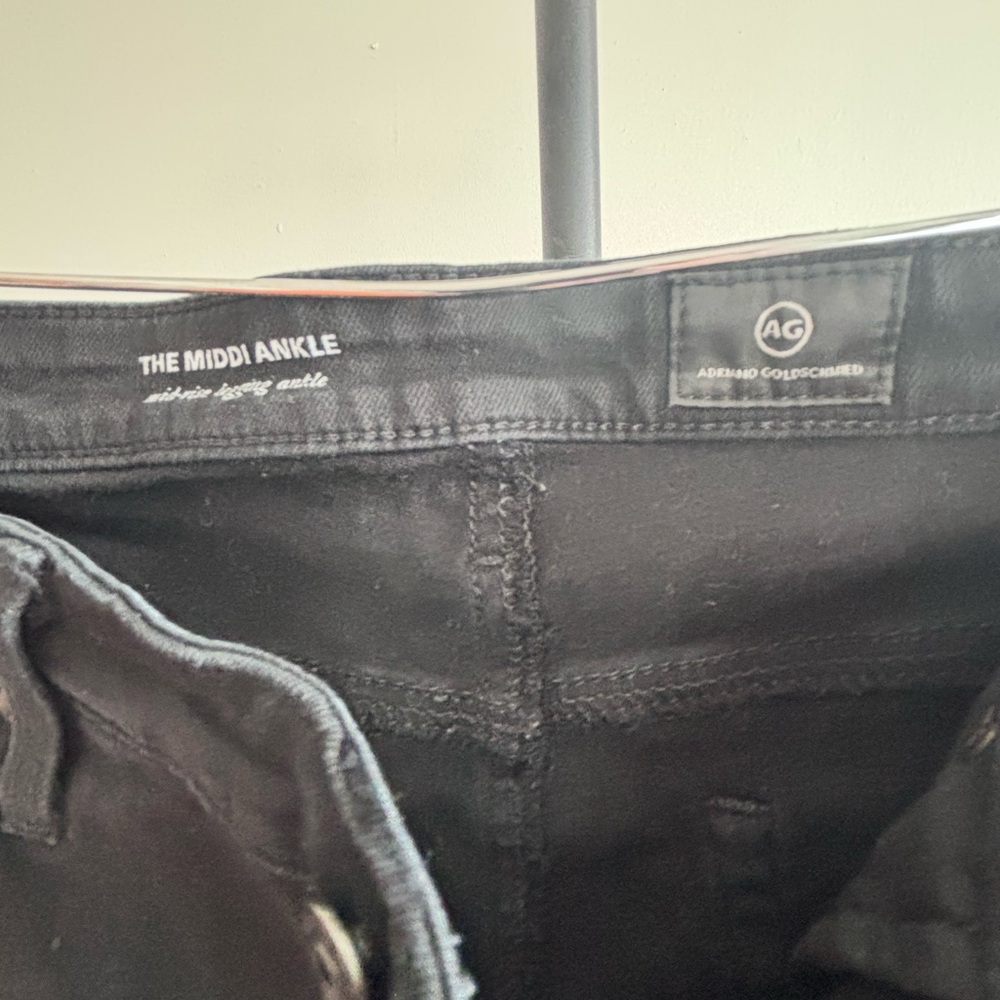 AG Black Ripped Skinny Jeans - Picture 2 of 4